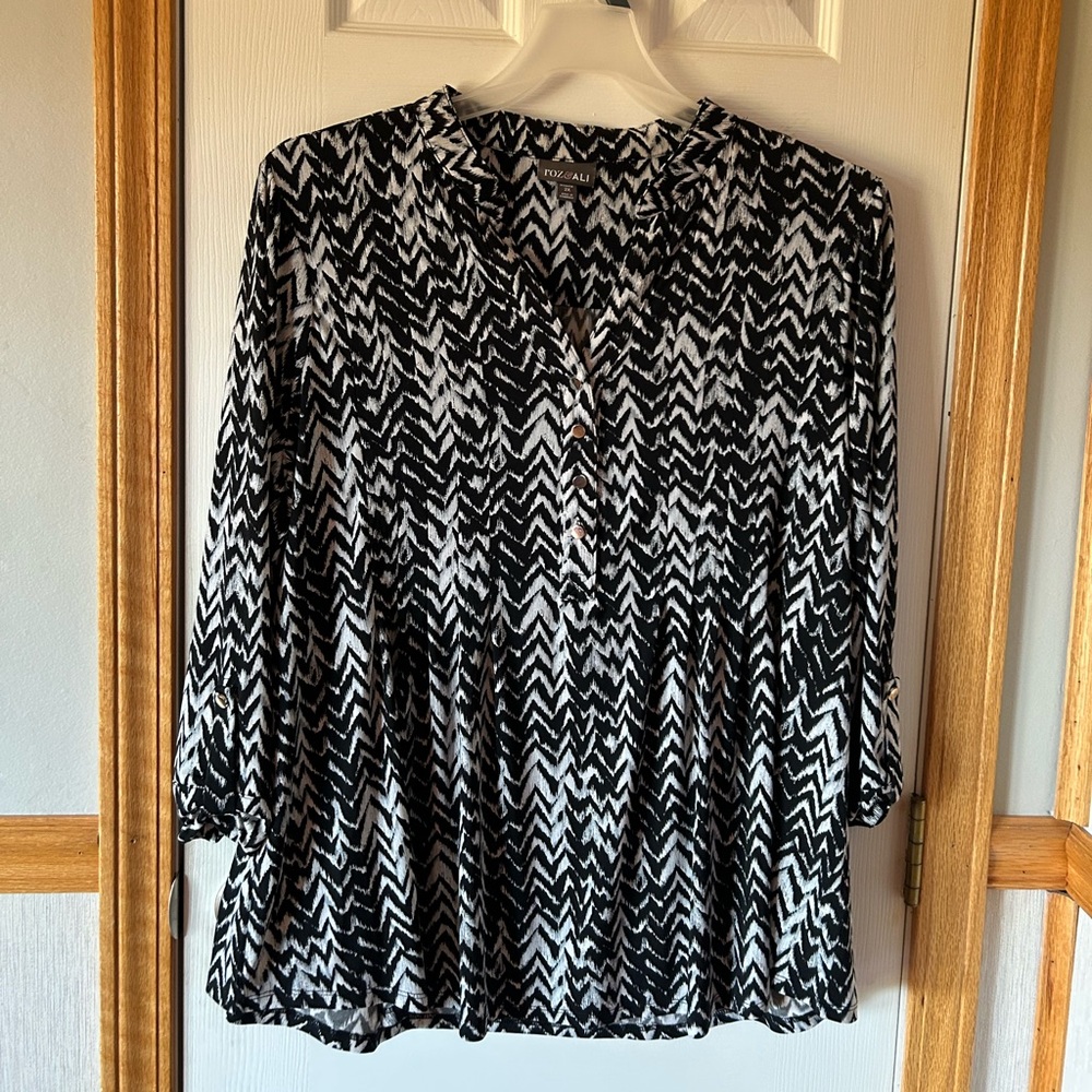 Roz & Ali No Wrinkle Blouse